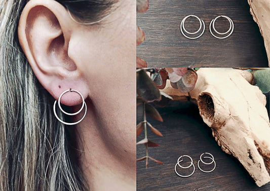 Epona Circle Earrings Menaka Jewelry