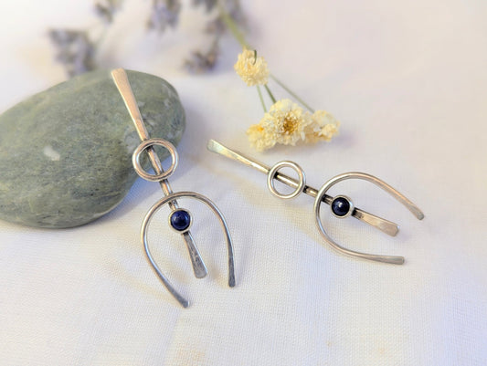 Ament Earrings Mena.K Jewelry