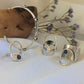 minimalist silver jewelries with lapis lazuli and copper obsidian stones. Sleek and timeless perfect faschion attitude